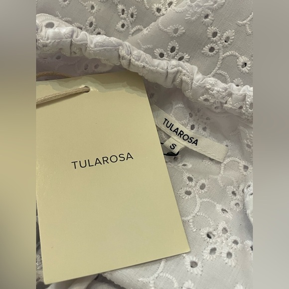 TULAROSA Ryse Mini Dress in White NWT Small - Picture 6 of 7